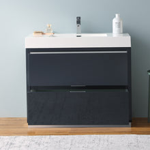 Load image into Gallery viewer, Fresca Valencia 40&quot; Dark Slate Gray Free Standing Modern Bathroom Vanity- Fresca