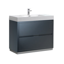 Load image into Gallery viewer, Fresca Valencia 40&quot; Dark Slate Gray Free Standing Modern Bathroom Vanity- Fresca