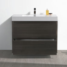 Load image into Gallery viewer, Fresca Valencia 40&quot; Gray Oak Free Standing Modern Bathroom Vanity- Fresca