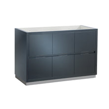 Load image into Gallery viewer, Fresca Valencia 48&quot; Dark Slate Gray Free Standing Double Sink Modern Bathroom Cabinet- Fresca