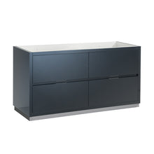 Load image into Gallery viewer, Fresca Valencia 60&quot; Dark Slate Gray Free Standing Double Sink Modern Bathroom Cabinet- Fresca