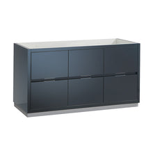 Load image into Gallery viewer, Fresca Valencia 60&quot; Dark Slate Gray Free Standing Single Sink Modern Bathroom Cabinet- Fresca