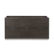 Load image into Gallery viewer, Fresca Valencia 60&quot; Gray Oak Free Standing Single Sink Modern Bathroom Cabinet- Fresca