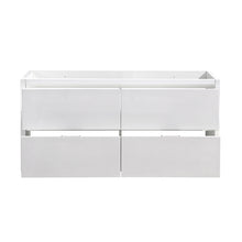 Load image into Gallery viewer, Fresca Valencia 60&quot; Glossy White Free Standing Double Sink Modern Bathroom Cabinet- Fresca