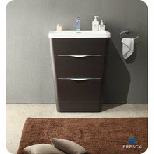 Load image into Gallery viewer, Fresca Milano 32&quot; Chestnut Modern Bathroom Cabinet w/ Integrated Sink- Fresca