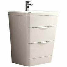 Load image into Gallery viewer, Fresca Milano 26&quot; Glossy White Modern Bathroom Cabinet w/ Integrated Sink- Fresca