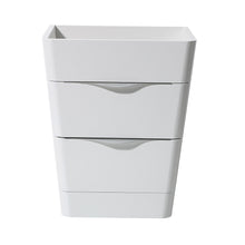 Load image into Gallery viewer, Fresca Milano 26&quot; Glossy White Modern Bathroom Cabinet- Fresca