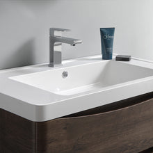 Load image into Gallery viewer, Fresca Tuscany 24&quot; Rosewood Wall Hung Modern Bathroom Cabinet w/ Integrated Sink- Fresca