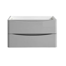 Load image into Gallery viewer, Fresca Tuscany 32&quot; Glossy Gray Wall Hung Modern Bathroom Cabinet- Fresca