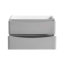Load image into Gallery viewer, Fresca Tuscany 32&quot; Glossy Gray Wall Hung Modern Bathroom Cabinet- Fresca