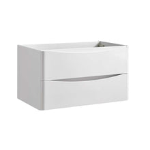 Load image into Gallery viewer, Fresca Tuscany 32&quot; Glossy White Wall Hung Modern Bathroom Cabinet- Fresca