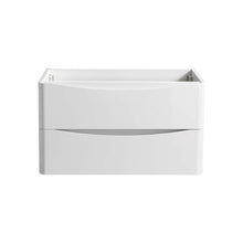 Load image into Gallery viewer, Fresca Tuscany 32&quot; Glossy White Wall Hung Modern Bathroom Cabinet- Fresca