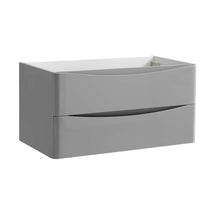 Load image into Gallery viewer, Fresca Tuscany 36&quot; Glossy Gray Wall Hung Modern Bathroom Cabinet- Fresca
