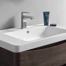 Load image into Gallery viewer, Fresca Tuscany 36&quot; Rosewood Wall Hung Modern Bathroom Cabinet w/ Integrated Sink- Fresca
