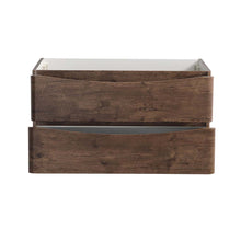 Load image into Gallery viewer, Fresca Tuscany 36&quot; Rosewood Wall Hung Modern Bathroom Cabinet- Fresca