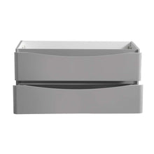 Load image into Gallery viewer, Fresca Tuscany 40&quot; Glossy Gray Wall Hung Modern Bathroom Cabinet- Fresca