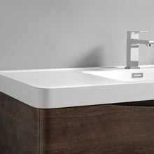 Load image into Gallery viewer, Fresca Tuscany 40&quot; Rosewood Wall Hung Modern Bathroom Cabinet w/ Integrated Sink- Fresca