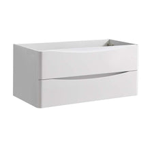 Load image into Gallery viewer, Fresca Tuscany 40&quot; Glossy White Wall Hung Modern Bathroom Cabinet- Fresca