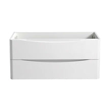 Load image into Gallery viewer, Fresca Tuscany 40&quot; Glossy White Wall Hung Modern Bathroom Cabinet- Fresca