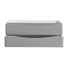 Load image into Gallery viewer, Fresca Tuscany 48&quot; Glossy Gray Wall Hung Modern Bathroom Cabinet- Fresca