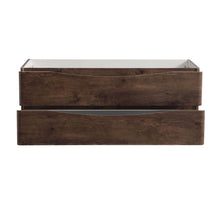 Load image into Gallery viewer, Fresca Tuscany 48&quot; Rosewood Wall Hung Double Sink Modern Bathroom Cabinet- Fresca