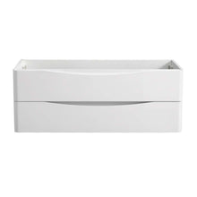 Load image into Gallery viewer, Fresca Tuscany 48&quot; Glossy White Wall Hung Double Sink Modern Bathroom Cabinet- Fresca