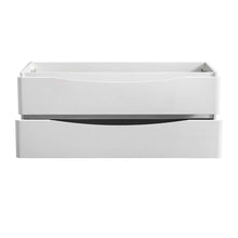 Load image into Gallery viewer, Fresca Tuscany 48&quot; Glossy White Wall Hung Double Sink Modern Bathroom Cabinet- Fresca