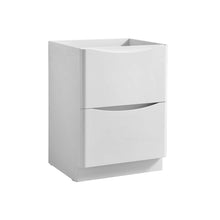 Load image into Gallery viewer, Fresca Tuscany 24&quot; Glossy White Free Standing Modern Bathroom Cabinet- Fresca