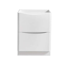 Load image into Gallery viewer, Fresca Tuscany 24&quot; Glossy White Free Standing Modern Bathroom Cabinet- Fresca