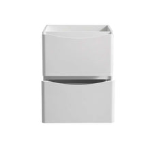 Load image into Gallery viewer, Fresca Tuscany 24&quot; Glossy White Free Standing Modern Bathroom Cabinet- Fresca