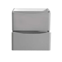 Load image into Gallery viewer, Fresca Tuscany 32&quot; Glossy Gray Free Standing Modern Bathroom Cabinet- Fresca