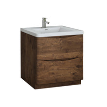 Load image into Gallery viewer, Fresca Tuscany 32&quot; Rosewood Free Standing Modern Bathroom Cabinet w/ Integrated Sink- Fresca