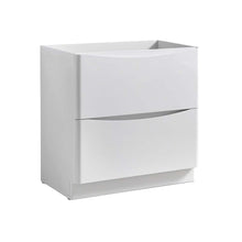 Load image into Gallery viewer, Fresca Tuscany 32&quot; Glossy White Free Standing Modern Bathroom Cabinet- Fresca