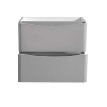 Load image into Gallery viewer, Fresca Tuscany 36&quot; Glossy Gray Free Standing Modern Bathroom Cabinet- Fresca
