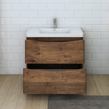 Load image into Gallery viewer, Fresca Tuscany 36&quot; Rosewood Free Standing Modern Bathroom Cabinet w/ Integrated Sink- Fresca