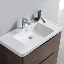 Load image into Gallery viewer, Fresca Tuscany 36&quot; Rosewood Free Standing Modern Bathroom Cabinet w/ Integrated Sink- Fresca