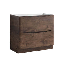 Load image into Gallery viewer, Fresca Tuscany 36&quot; Rosewood Free Standing Modern Bathroom Cabinet- Fresca
