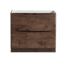Load image into Gallery viewer, Fresca Tuscany 36&quot; Rosewood Free Standing Modern Bathroom Cabinet- Fresca