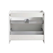 Load image into Gallery viewer, Fresca Tuscany 36&quot; Glossy White Wall Hung Modern Bathroom Cabinet- Fresca