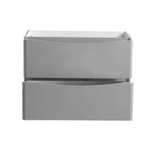 Load image into Gallery viewer, Fresca Tuscany 40&quot; Glossy Gray Free Standing Modern Bathroom Cabinet- Fresca