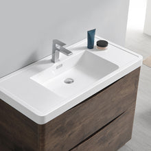 Load image into Gallery viewer, Fresca Tuscany 40&quot; Rosewood Free Standing Modern Bathroom Cabinet w/ Integrated Sink- Fresca