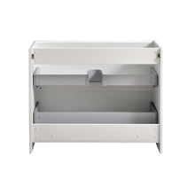 Load image into Gallery viewer, Fresca Tuscany 40&quot; Glossy White Free Standing Modern Bathroom Cabinet- Fresca