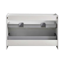 Load image into Gallery viewer, Fresca Tuscany 48&quot; Glossy White Free Standing Double Sink Modern Bathroom Cabinet- Fresca