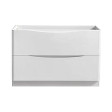 Load image into Gallery viewer, Fresca Tuscany 48&quot; Glossy White Free Standing Modern Bathroom Cabinet- Fresca