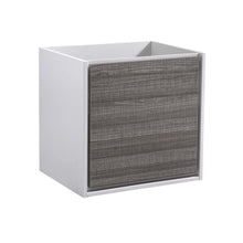 Load image into Gallery viewer, Fresca Catania 24&quot; Glossy Ash Gray Wall Hung Modern Bathroom Cabinet- Fresca