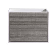 Load image into Gallery viewer, Fresca Catania 30&quot; Glossy Ash Gray Wall Hung Modern Bathroom Cabinet- Fresca