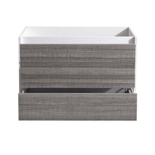 Load image into Gallery viewer, Fresca Catania 36&quot; Glossy Ash Gray Wall Hung Modern Bathroom Cabinet- Fresca