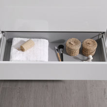 Load image into Gallery viewer, Fresca Catania 36" Glossy White Wall Hung Modern Bathroom Cabinet w/ Integrated Sink- Fresca