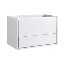 Load image into Gallery viewer, Fresca Catania 36&quot; Glossy White Wall Hung Modern Bathroom Cabinet- Fresca