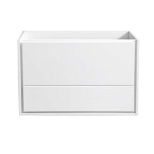 Load image into Gallery viewer, Fresca Catania 36&quot; Glossy White Wall Hung Modern Bathroom Cabinet- Fresca